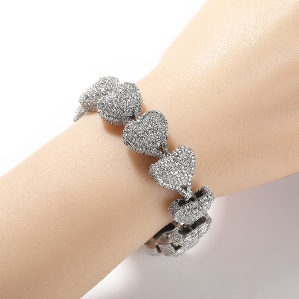 Lux Heavy Heart Necklace/ Bracelet/ Anklet