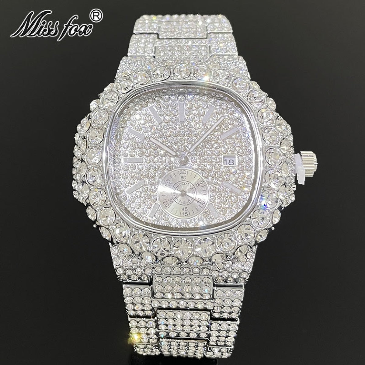 Lux New Moissanite Diamond Jewelry Watch
